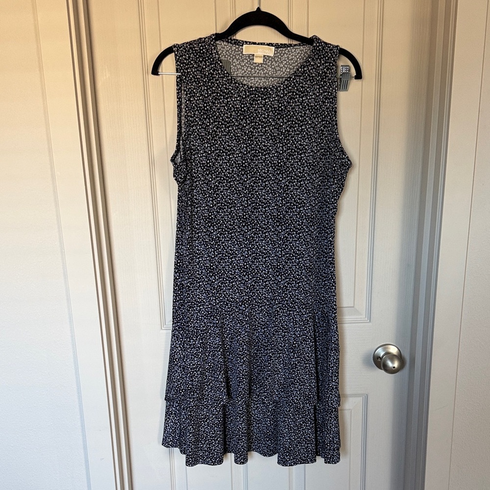 Michael Kors Black and White Mini Dress